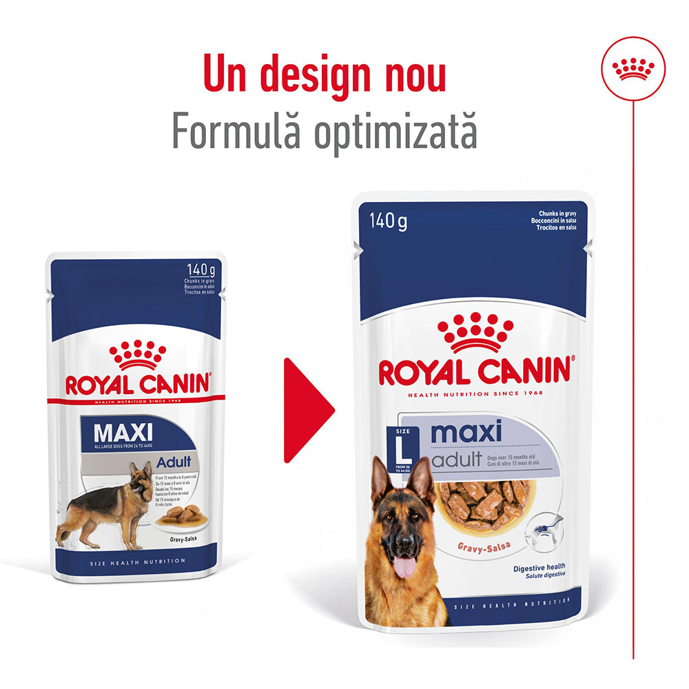 Royal Canin Maxi Adult hrana umeda caine (in sos)