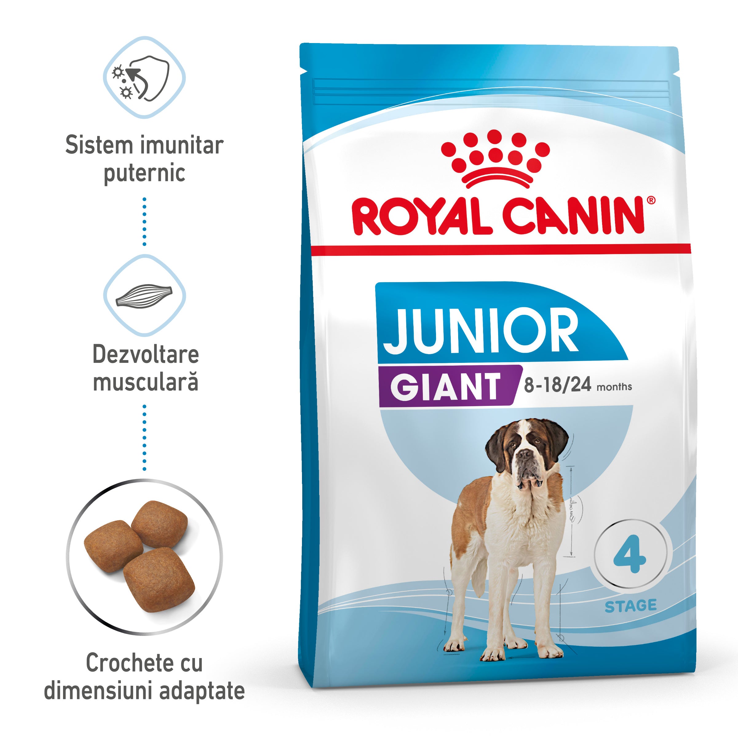 Royal Canin Giant Junior hrana uscata caine junior etapa de crestere 15kg