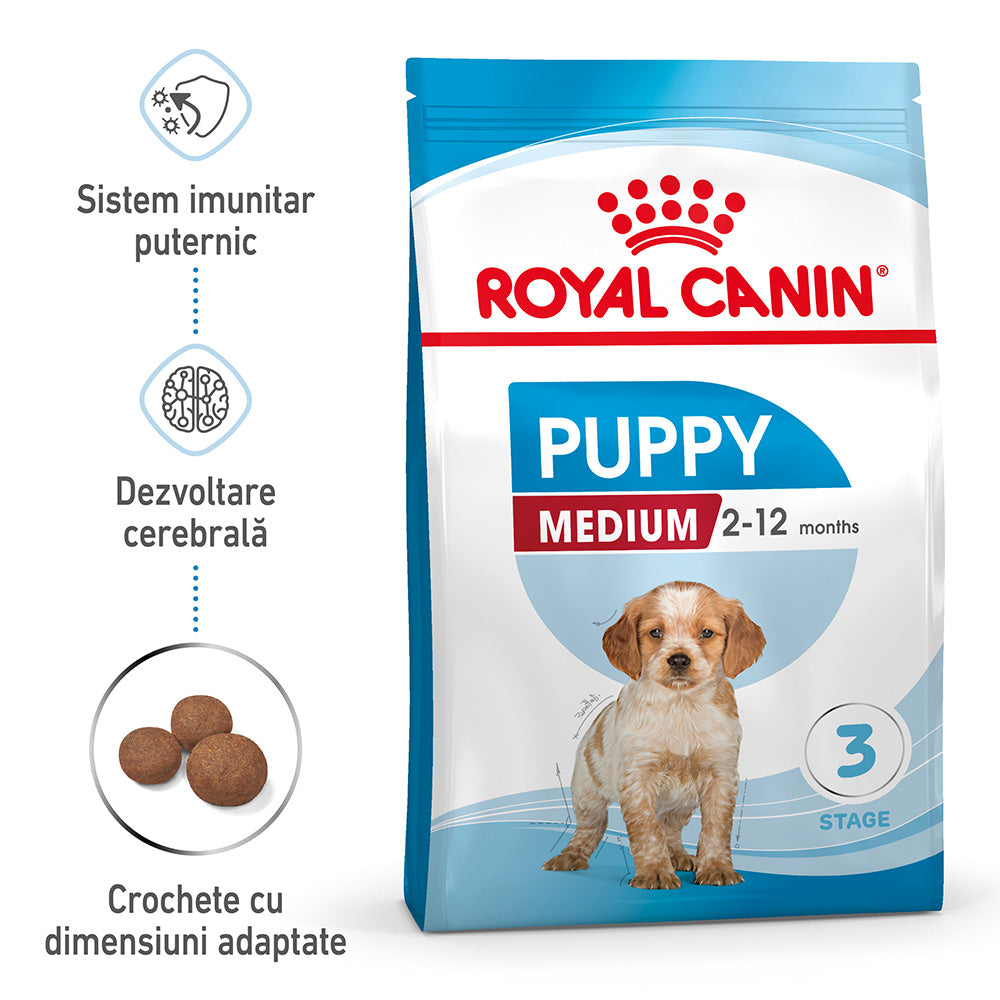 Royal Canin Medium Puppy hrana uscata caine junior