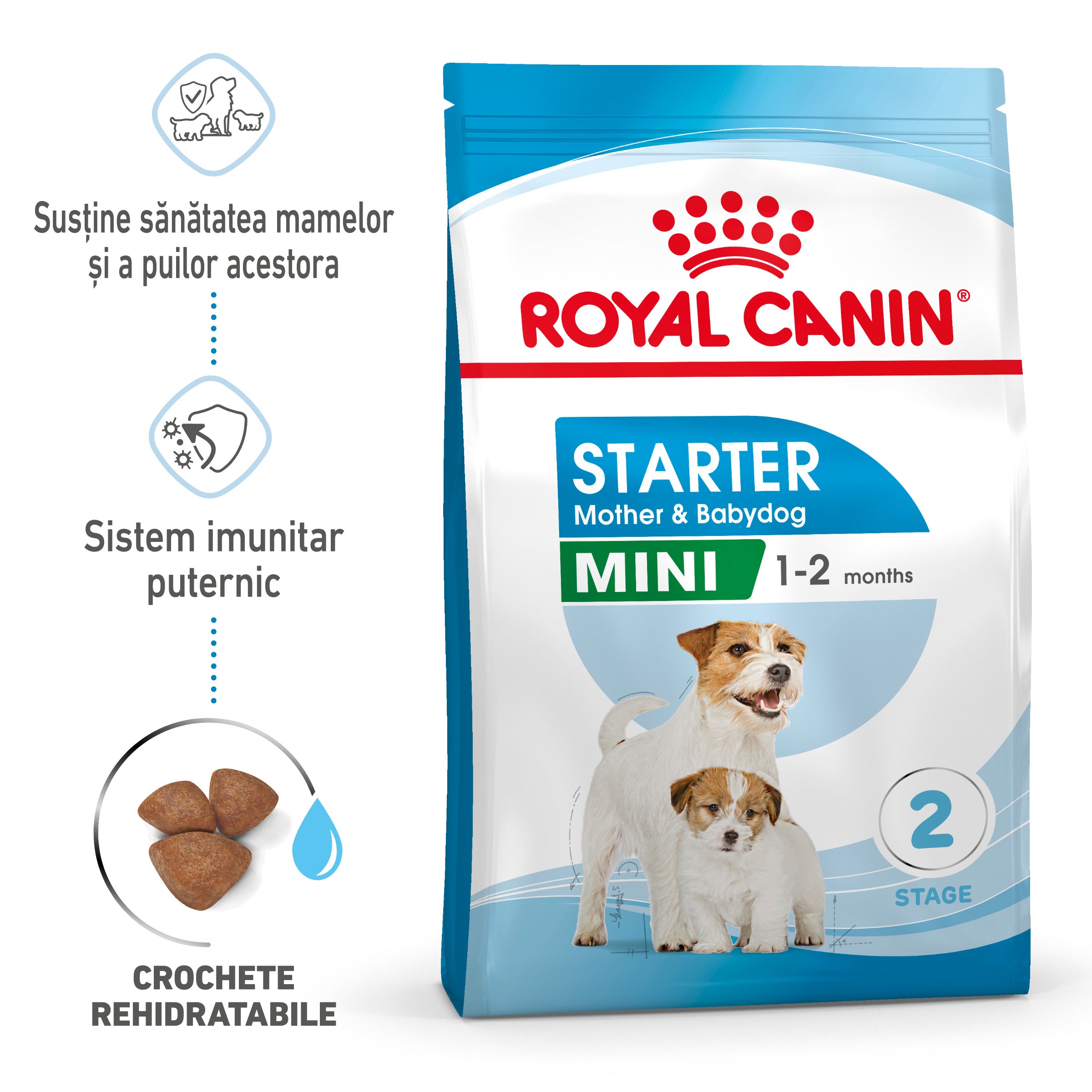 Royal Canin Mini Starter Mother & Babydog, mama si puiul, hrana uscata caine