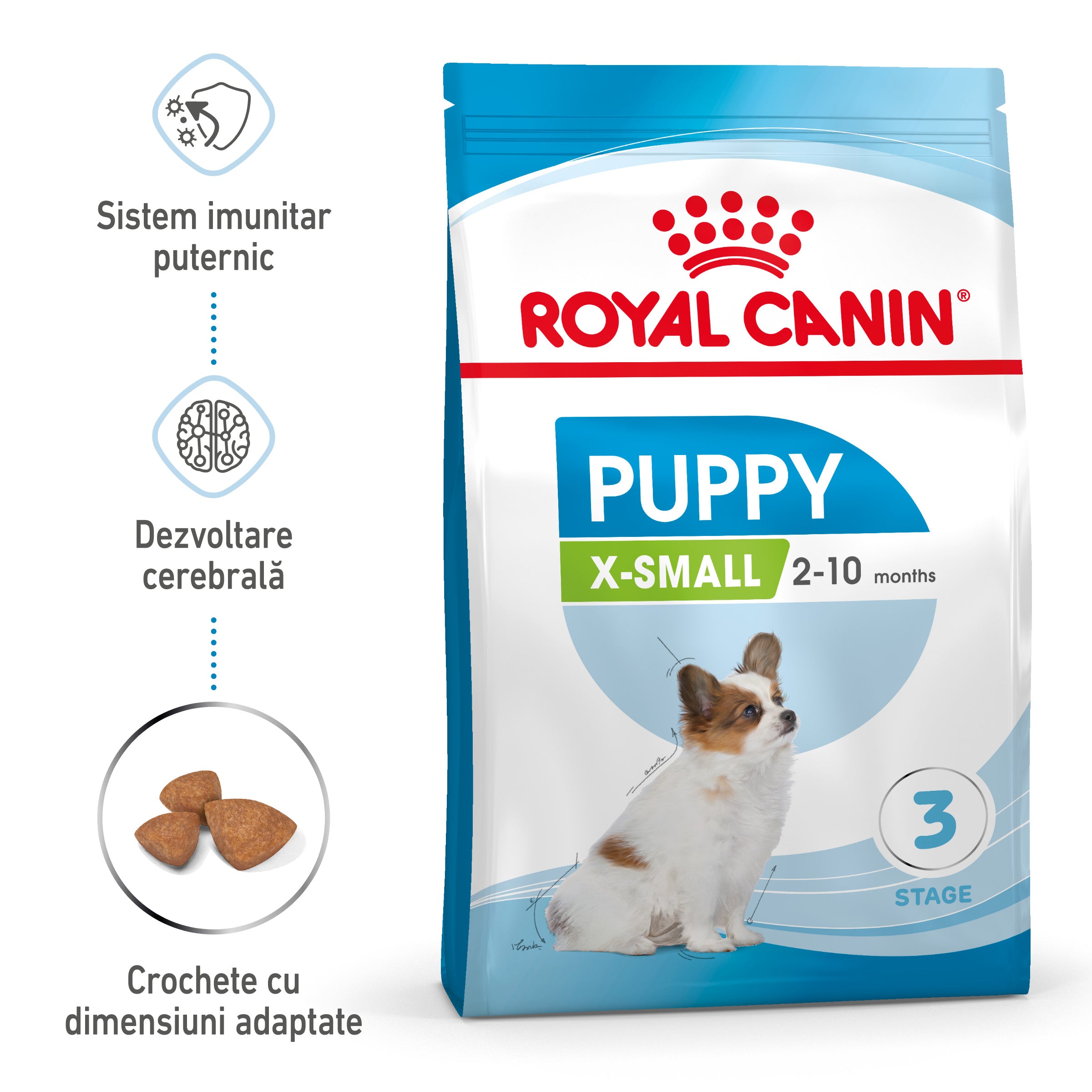 Royal Canin X-Small Puppy hrana uscata caine junior 1.5kg