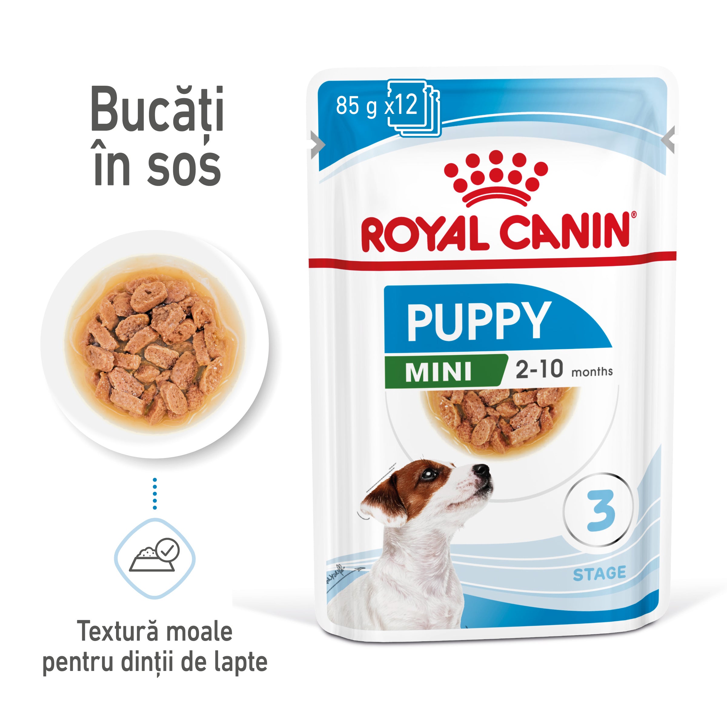 Royal Canin Mini Puppy hrana umeda caine junior (in sos),