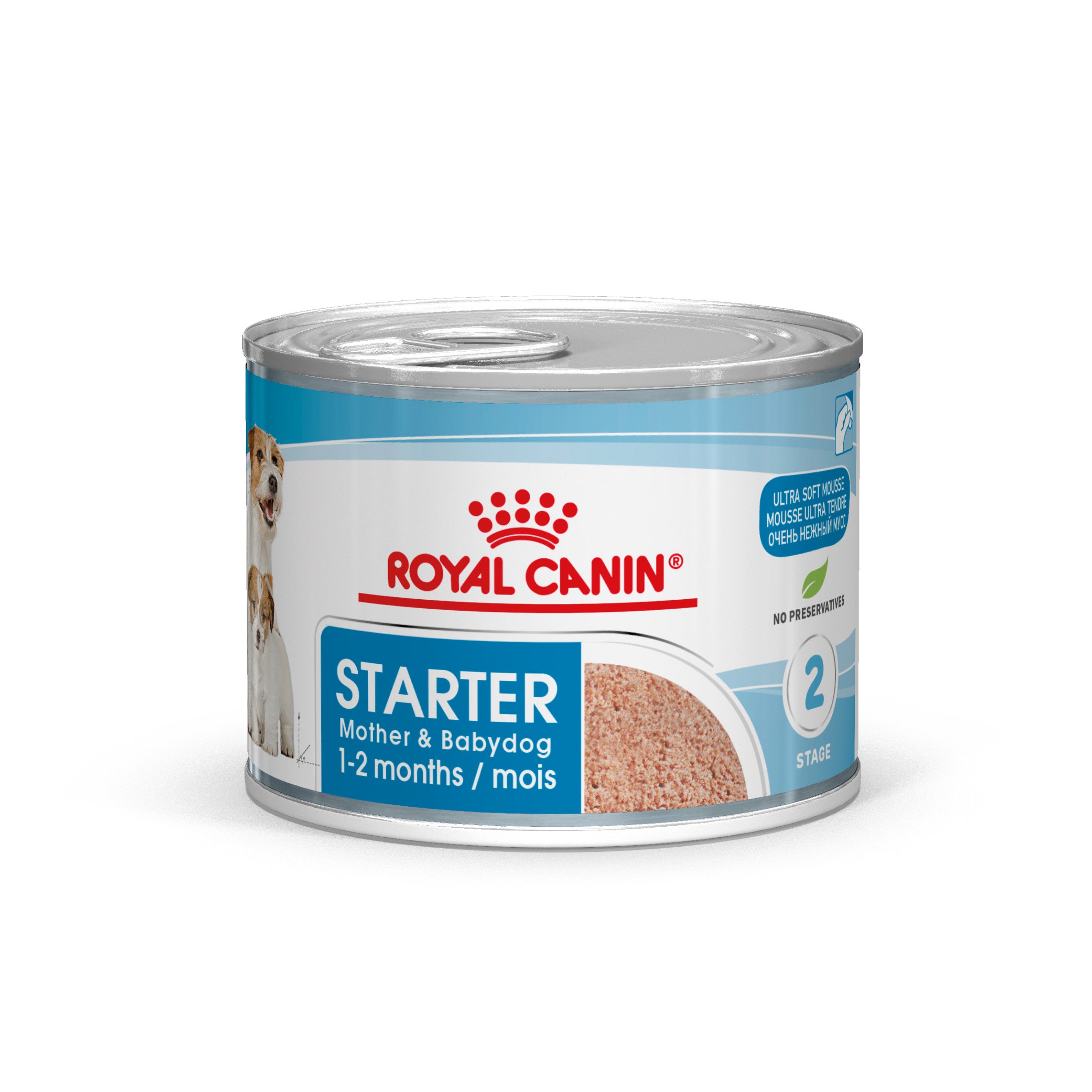 Royal Canin Starter Mousse, mama si puiul, hrana umeda caine 195g