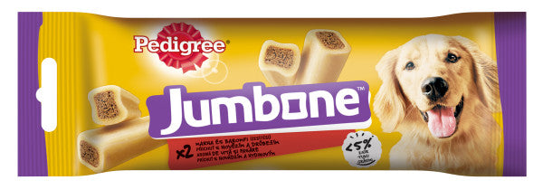 Pedigree Jumbone batoane pentru caini de talie medie, cu aroma de vita si pasare