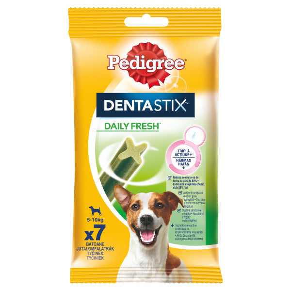 Pedigree DentaStix batoane dentare pentru caini de talie mica, cu eucalipt