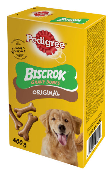 Pedigree Biscrok Gravy Bones hrana complementara pentru caini adulti