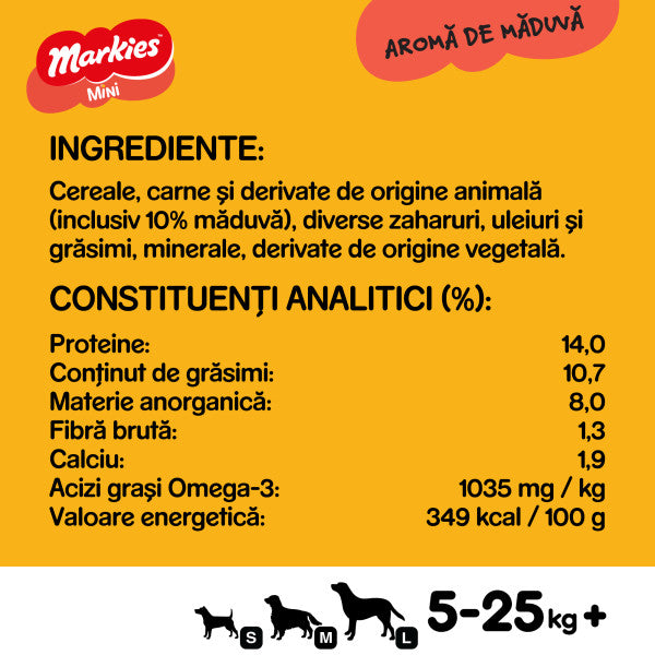 Pedigree Markies Minis hrana complementara pentru caini adulti