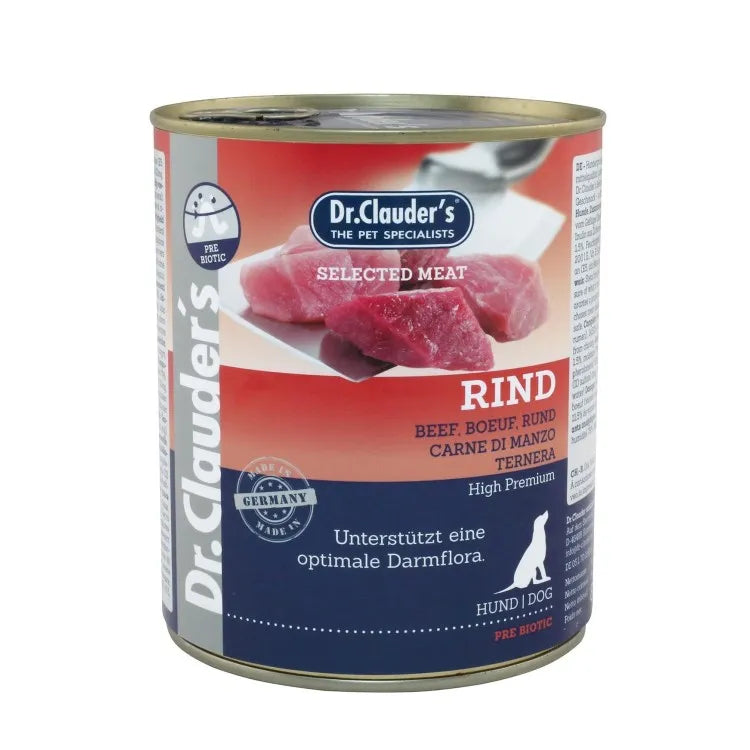 Hrana umeda pentru caini, Dr. Clauder`s Dog Selected MEAT - VITA