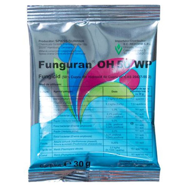 Fungicid Funguran OH 50WP 30g