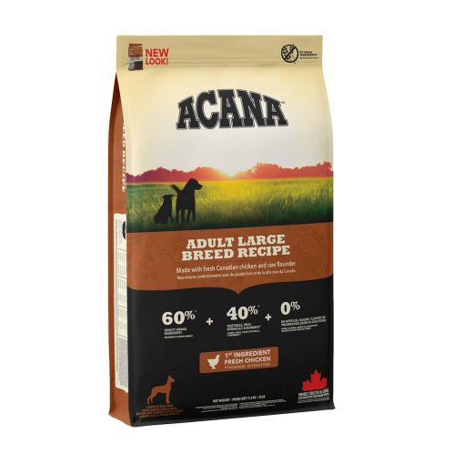 ACANA Dog Adult Large Breed,  Pui, hrană uscată fără cereale câini, 11.4kg