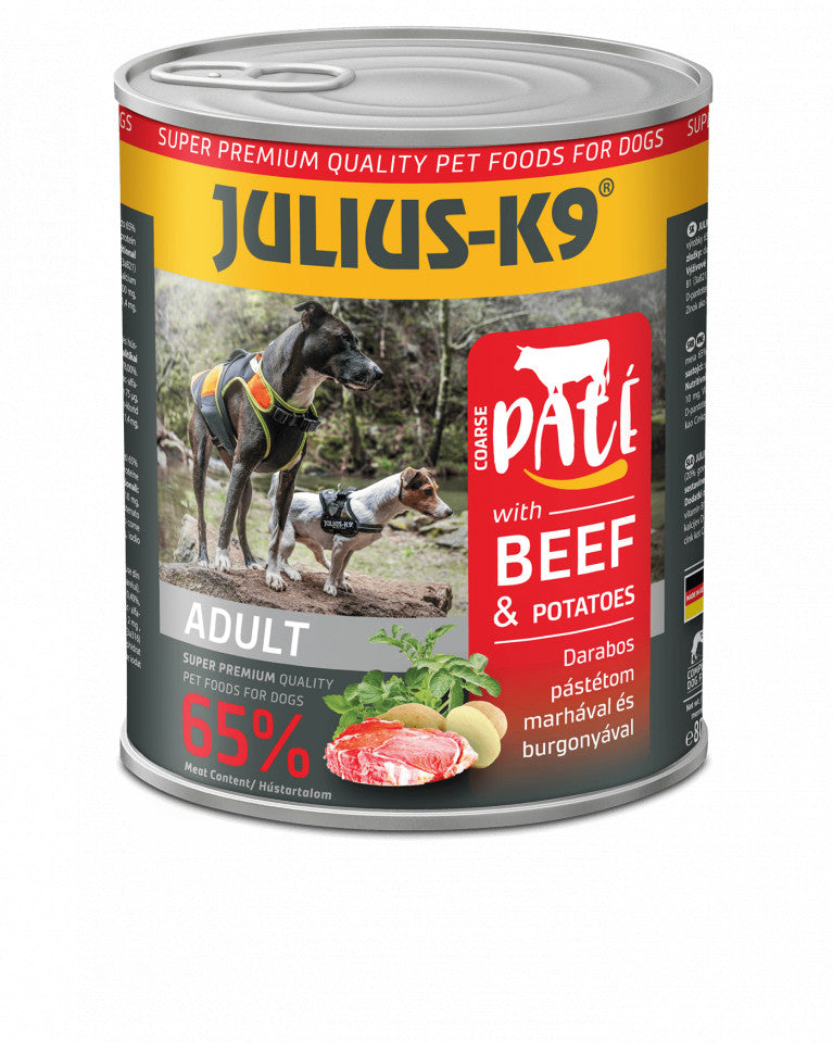 Julius K9 Dog - Pate cu vita si cartofi - 800g