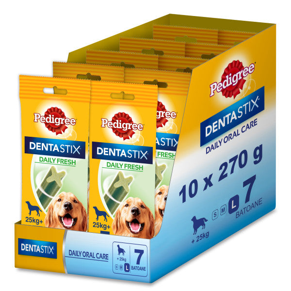 Pedigree DentaStix batoane dentare pentru caini de talie mare, cu eucalipt