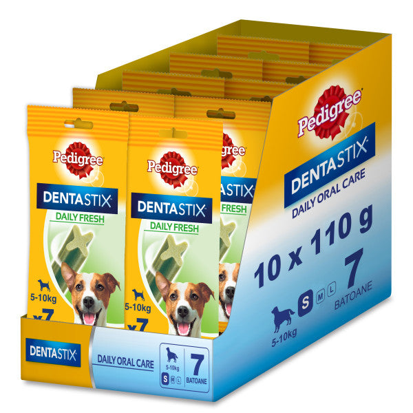 Pedigree DentaStix batoane dentare pentru caini de talie mica, cu eucalipt