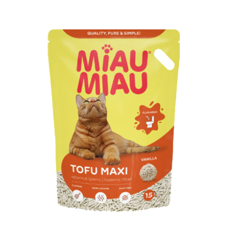 Asternut Pisici MIAU MIAU Tofu Maxi 15L