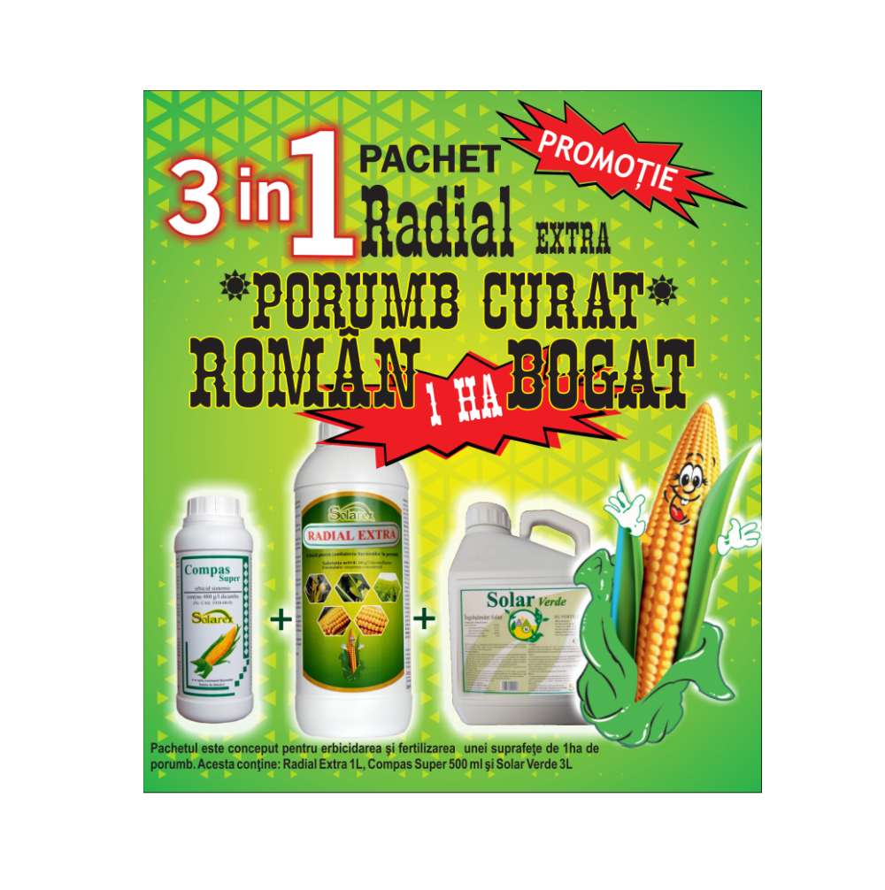 Pachet erbicidare porumb Radial Extra 1HA