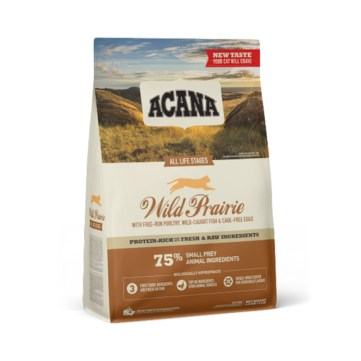 ACANA Highest Protein Wild Prairie, hrană uscată fără cereale pisici, 1.8kg