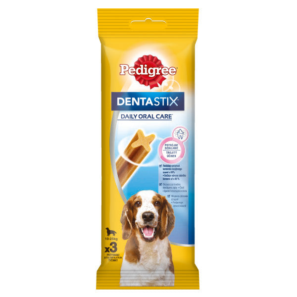 Pedigree DentaStix batoane dentare pentru caini de talie medie